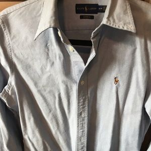 Polo button up chambray shirt